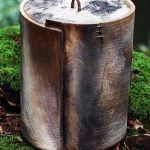 Nr. 75 | Urne aus frischer Eiche, Gelaugt, gekalkt u. gewachst